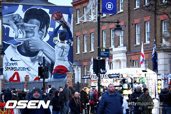 [사진] 손흥민 벽화 ⓒGettyimages(무단전재 및 재배포 금지)