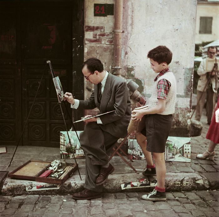 로버트 카파 ‘몽마르트르, 파리’(1952) 사진.