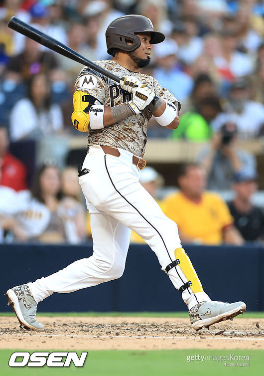 [사진] 샌디에이고 파드리스 시절 루이스 아라에즈. ⓒGettyimages(무단전재 및 재배포 금지)