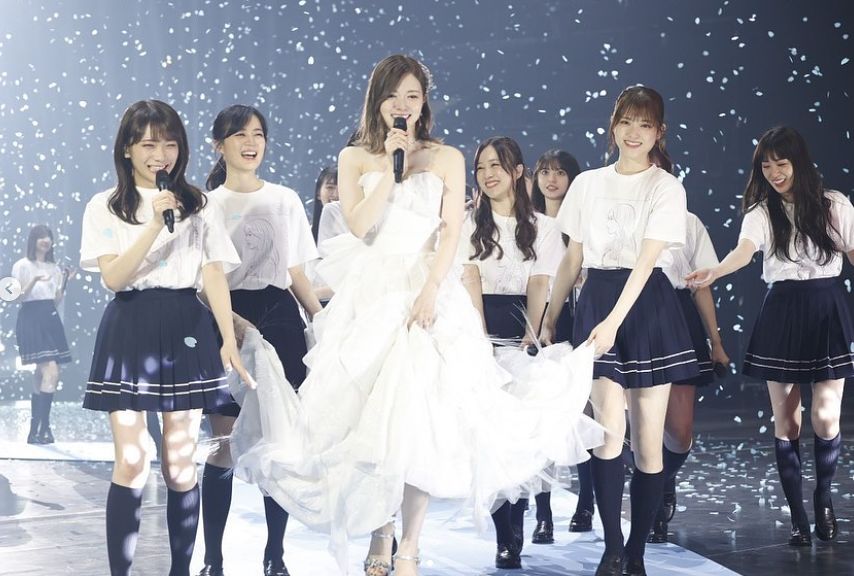 노기자카46의 시라이시 마이 졸업 콘서트 [시라이시 마이 인스타그램 캡쳐]