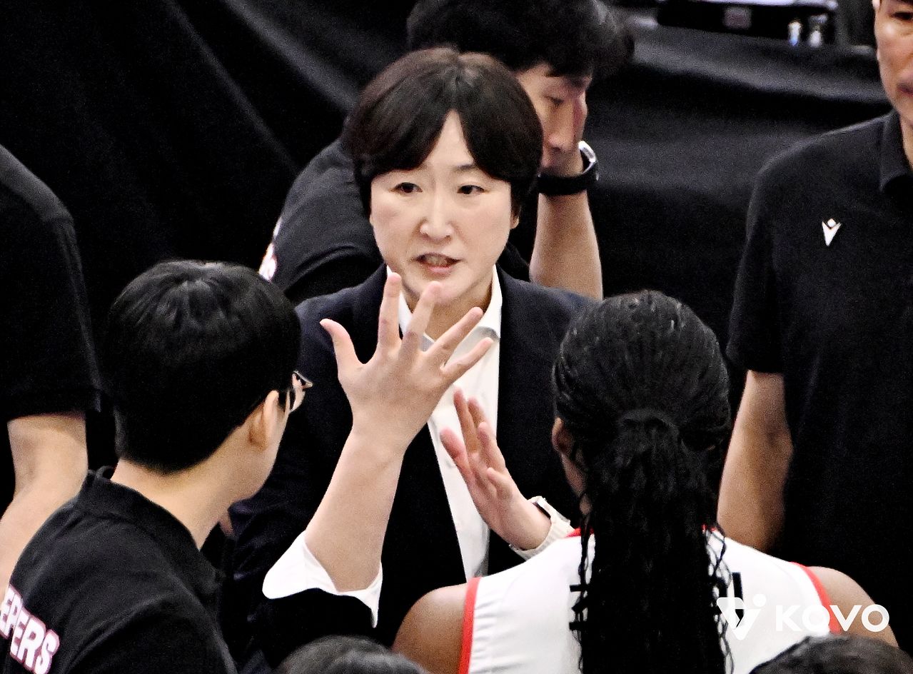 페퍼저축은행 장소연 감독. 사진 한국배구연맹