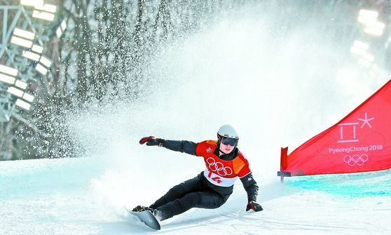 평창올림픽에서 은메달을 목에 걸며 대한민국 설상 역대 최고 성적을 새로 쓴 이상호. 연합뉴스