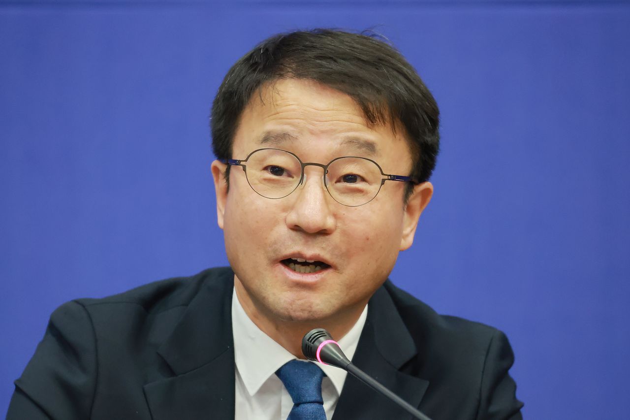 민주당 충북 현장 최고위에서 발언하는 한병도 원내대표. 연합뉴스