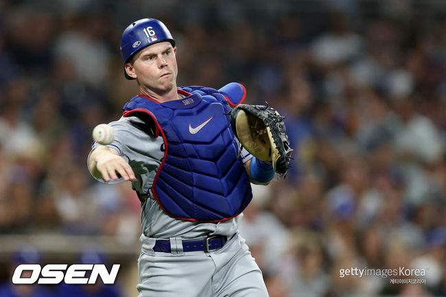 [사진] 다저스 포수 윌 스미스. ⓒGettyimages(무단전재 및 재배포 금지)