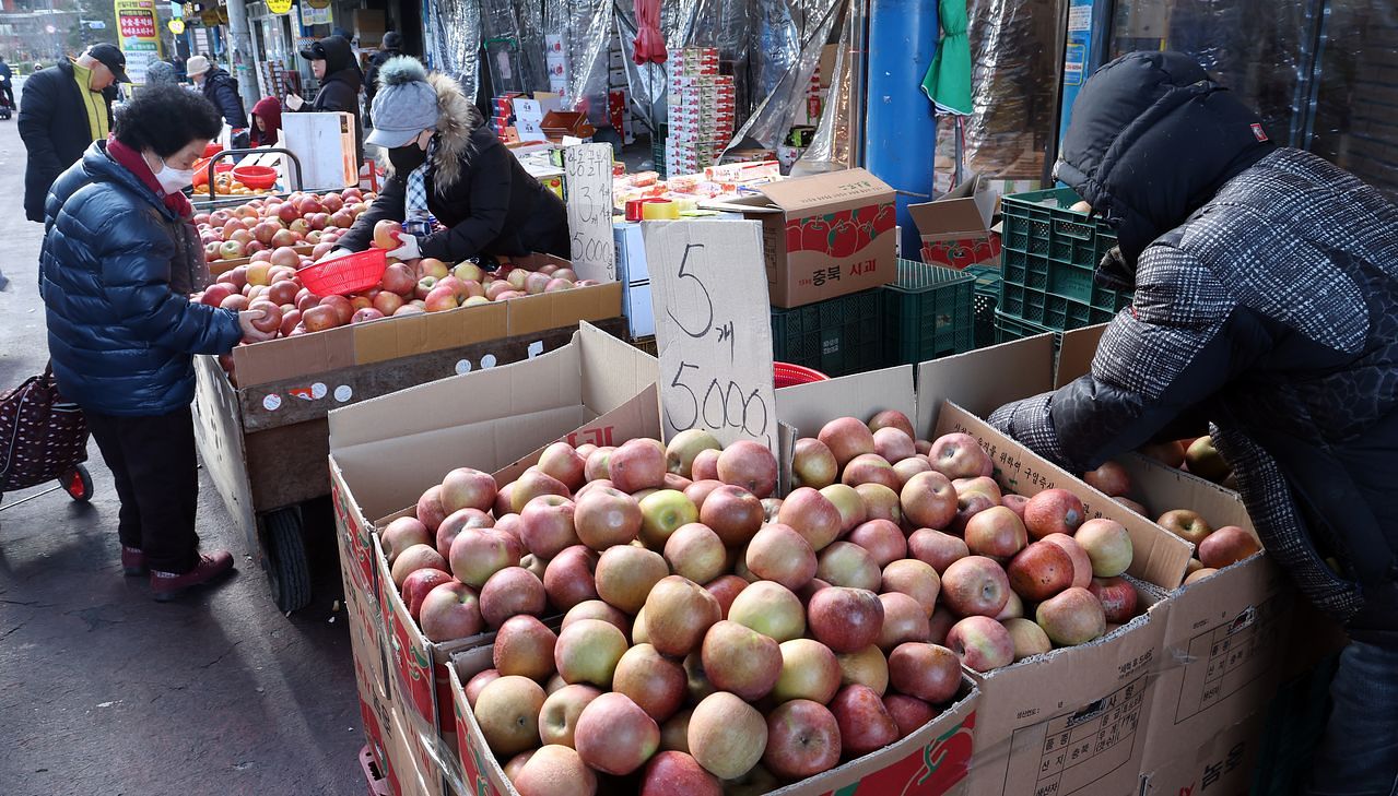 서울 청량리 청과물시장 모습. 뉴스1