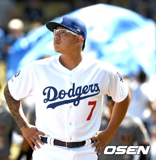 [OSEN=최규한 기자] LA 다저스 시절 훌리오 유리아스. 2019.03.29 /dreamer@osen.co.kr