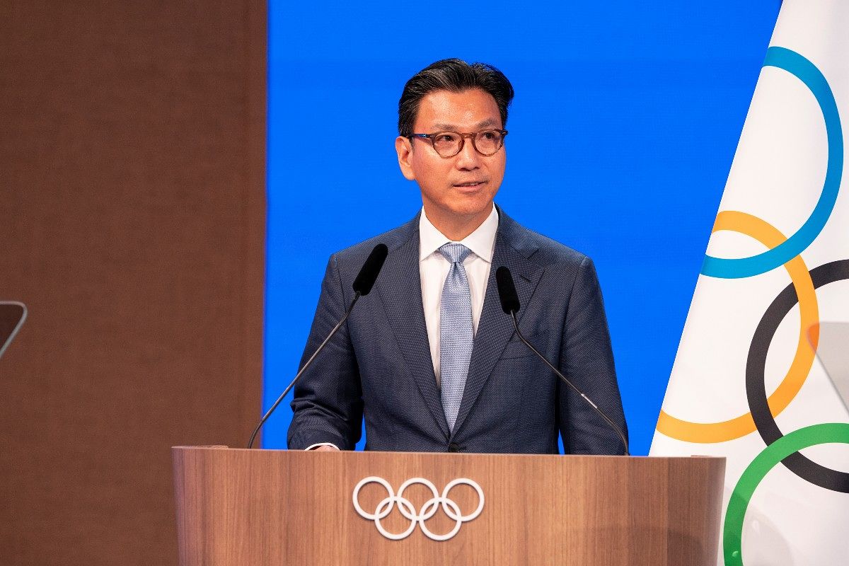 IOC 집행위원에 당선된 김재열 회장. 사진 대한체육회