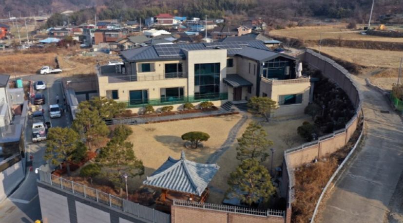 박근혜 전 대통령이 거주하고 있는 대구 사저 전경. 연합뉴스