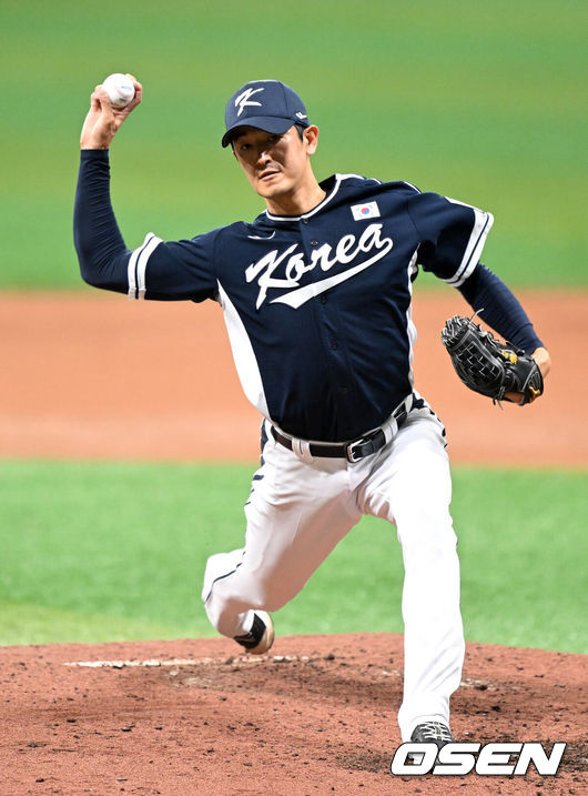 [OSEN=이대선 기자] 프리미어12대표팀 고영표 2024.11.02 /sunday@osen.co.kr