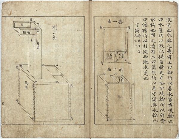 조선 시대 하백원이 만든 농업용 펌프 ‘자승차’. [중앙포토]