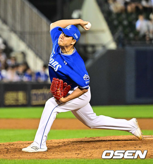 [OSEN=지형준 기자] 삼성 김태훈. 2025.07.03 / jpnews@osen.co.kr