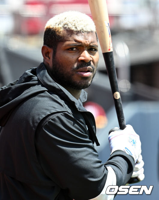키움 히어로즈 시절 야시엘 푸이그. /OSEN DB