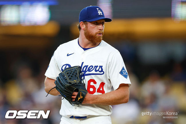 [사진] LA 다저스 시절 맷 사우어 ⓒGettyimages(무단전재 및 재배포 금지)