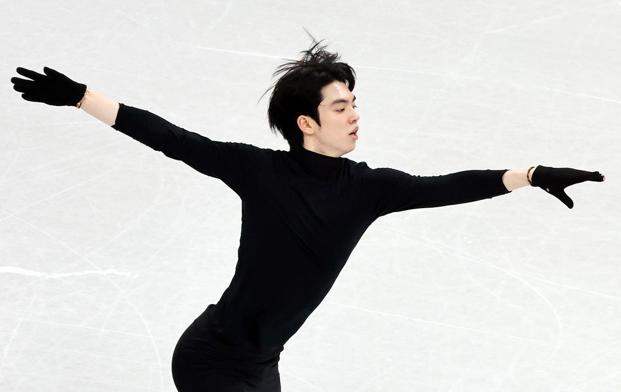 피겨 차준환이 2026 밀라노·코르티나담페초 동계올림픽 개막을 하루 앞둔 지난 5일(현지시간) 이탈리아 밀라노 아이스 스케이팅 아레나에서 훈련하고 있다. 뉴스1