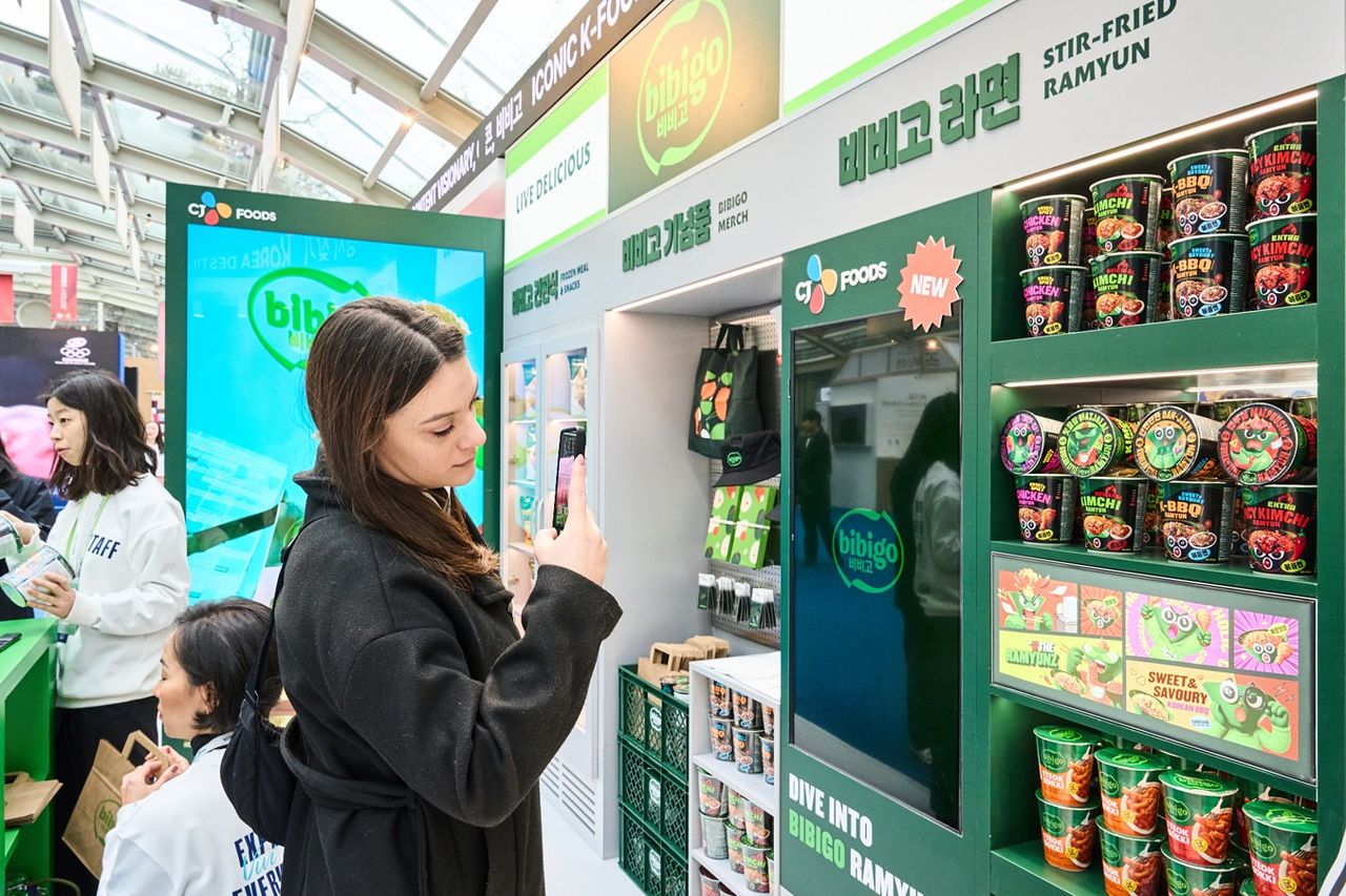 이탈리아 밀라노 '코리아하우스'에 조성된 CJ제일제당의 '비비고 존'. 사진 CJ제일제당 