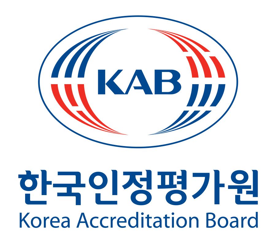 한국인정평가원 로고. 