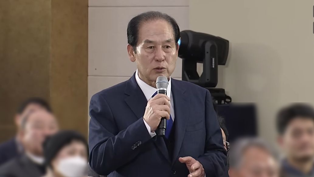 김희수 진도군수. 사진 목포 MBC 유튜브 캡처