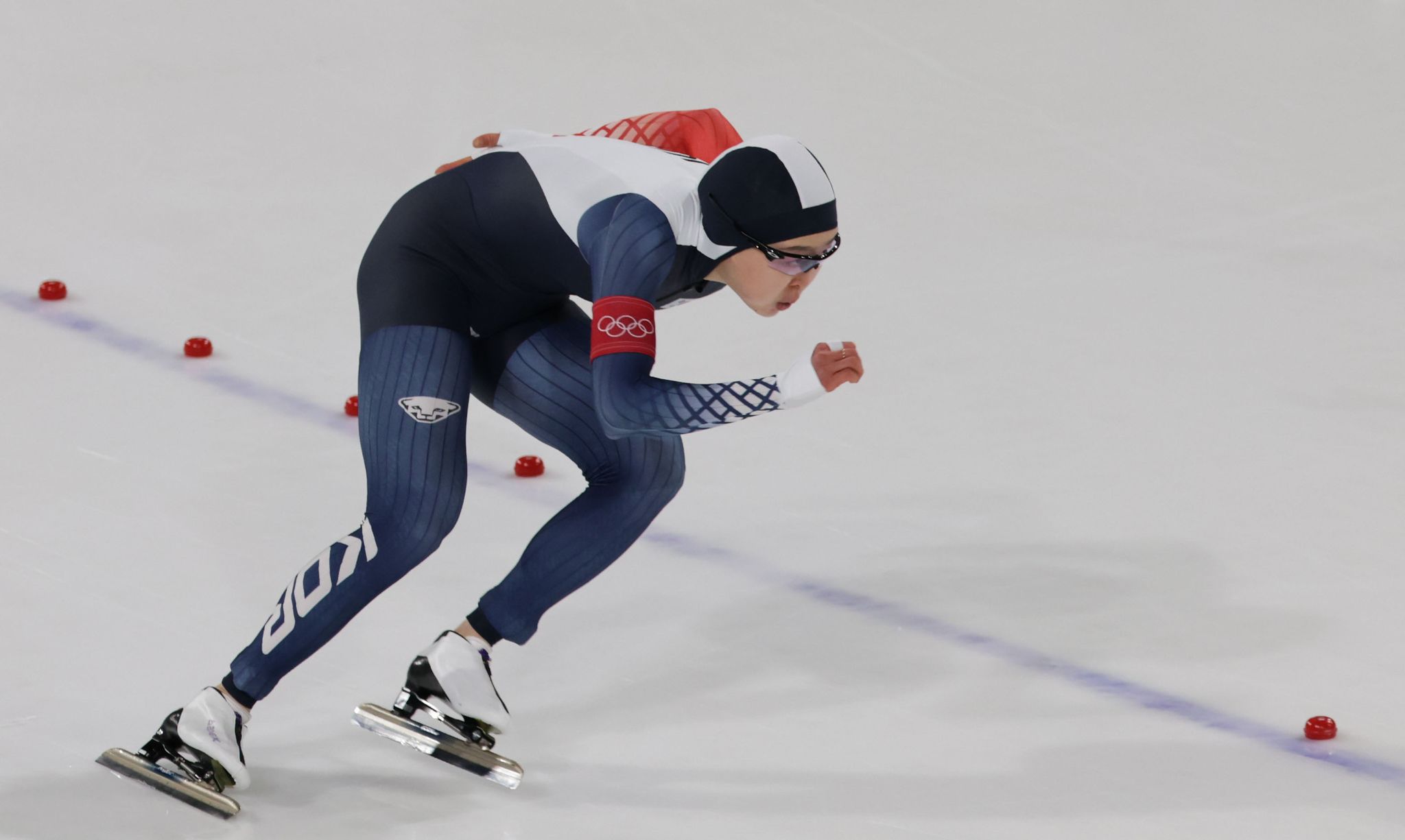 역주하는 김민선. 김종호 기자