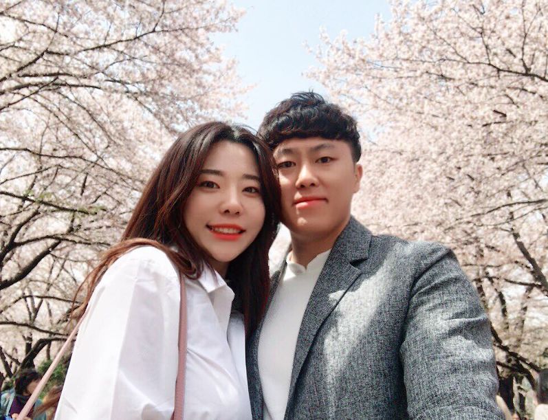 박한솔·김상겸 부부. [사진 김상겸 부부 SNS]