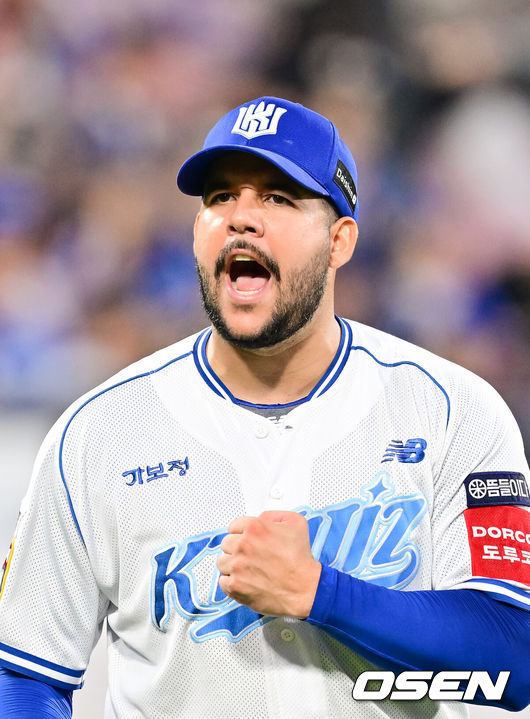 [OSEN=박준형 기자] KT 시절 엔마누엘 데 헤이수스. 2025.08.09 / soul1014@osen.co.kr