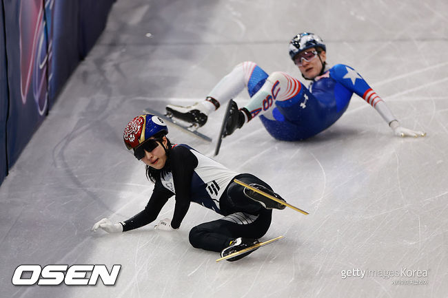 [사진] 김길리와 커린 스토더드. ⓒGettyimages(무단전재 및 재배포 금지)