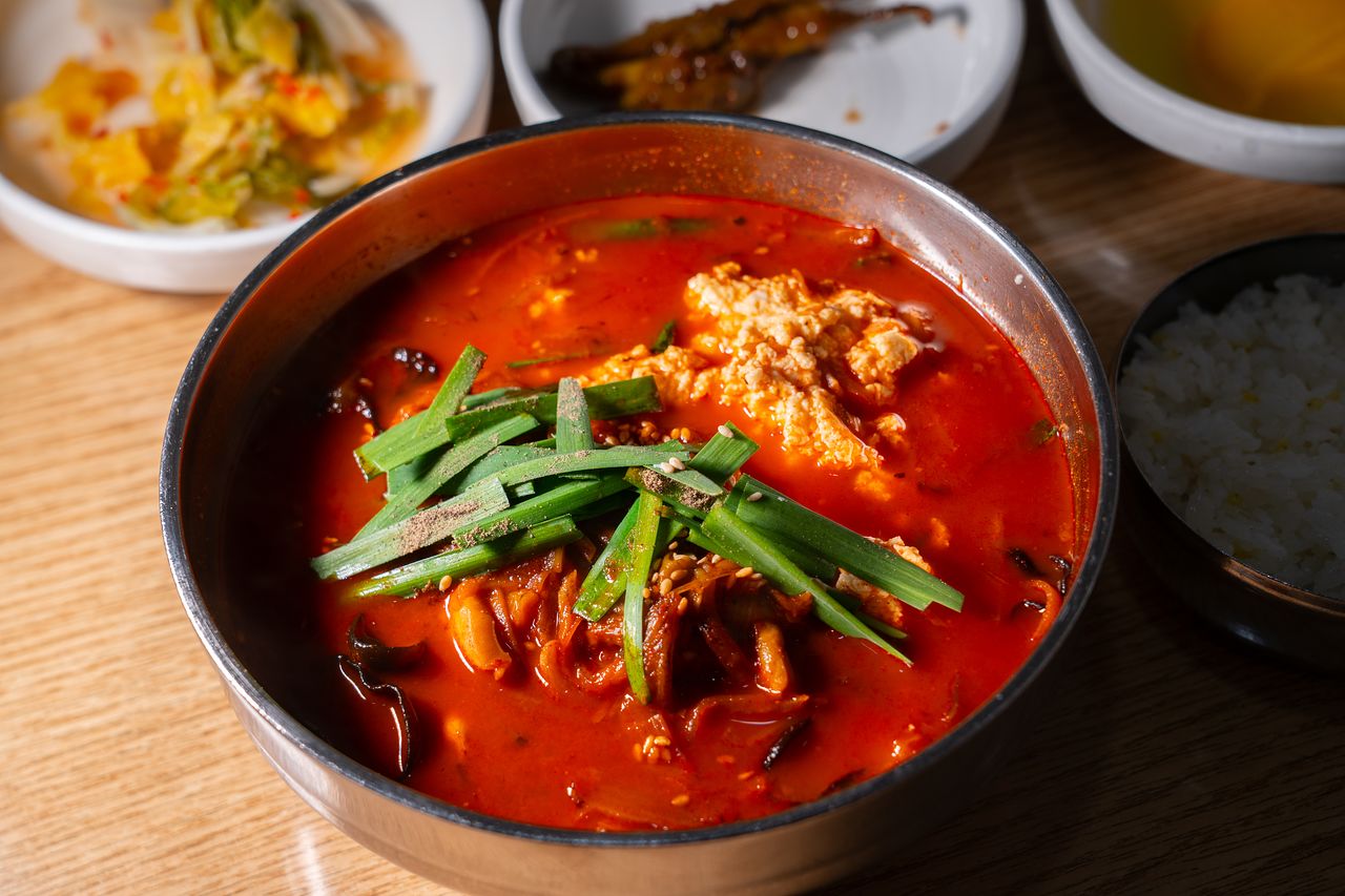 ‘동화가든’의 짬뽕순두부. 