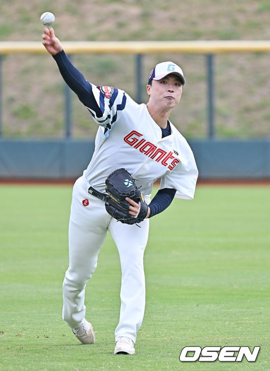 [OSEN=타이난(대만), 이석우 기자] 롯데 자이언츠 박정민 / foto0307@osen.co.kr