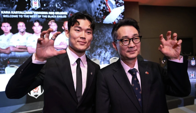 [사진] 오현규와 이우성 주튀르키예 총영사