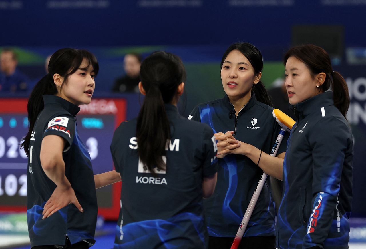 컬링팀은 이름과 별명이 모두 ‘지’로 끝나 ‘5G’로 불린다. [로이터=연합뉴스]