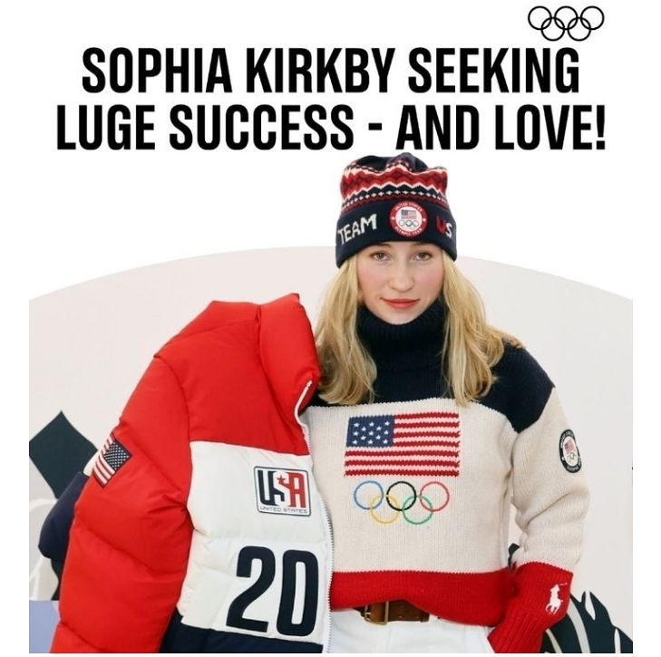 올림픽 SNS 계정에 소개된 소피아 커크비의 사연. 올림픽 SNS 캡처