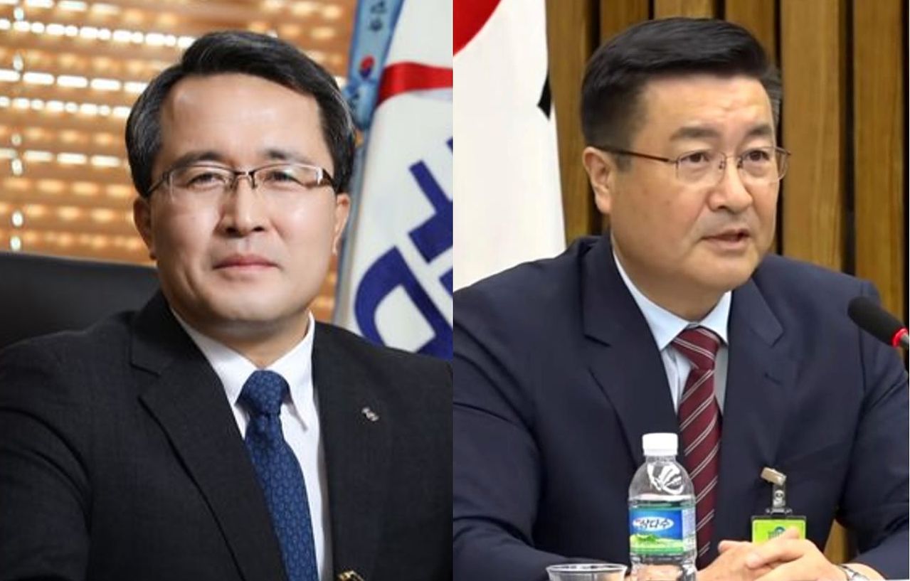 국민의힘에선 문성유 전 기획재정부 기획조정실장과 김승욱 김승욱 국민의힘 제주을당협위원장이 6·3 지방선거 제주지사 후보로 거론된다. [페이스북 캡처] 