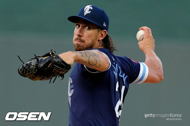 [사진] 캔자스시티 시절 마이클 로렌젠 ⓒGettyimages(무단전재 및 재배포 금지)