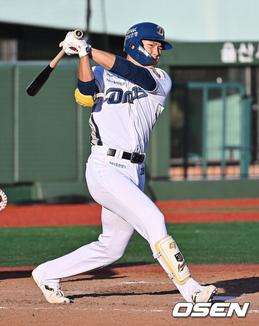 [OSEN=울산, 이석우 기자]  NC 다이노스 고준휘 040 2025.11.01 / foto0307@osen.co.kr