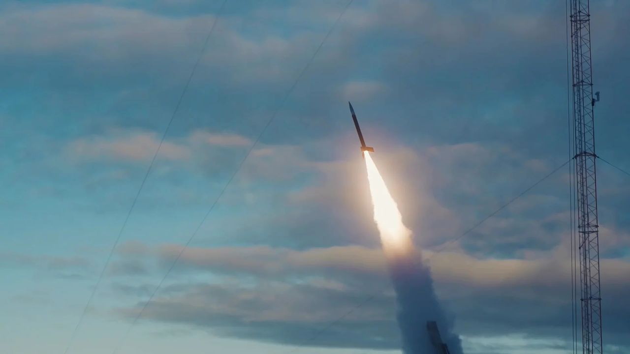 하이퍼소니카의 스쿠퍼 HS-1 시제기 시험 발사 장면. 하이퍼소니카