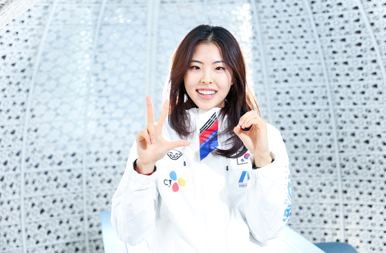 스피드스케이팅 국가대표 이나현 선수가 5일 오후 경기도 남양주시의 한 카페에서 중앙일보와 인터뷰했다. 우상조 기자. 2026.01.05.