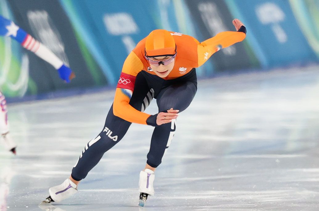 여자 500m 금메달을 따낸 펨케 콕. 그는 지난해 11월 이상화의 세계기록을 12년 만에 갈아치웠다. 밀라노=김종호 기자