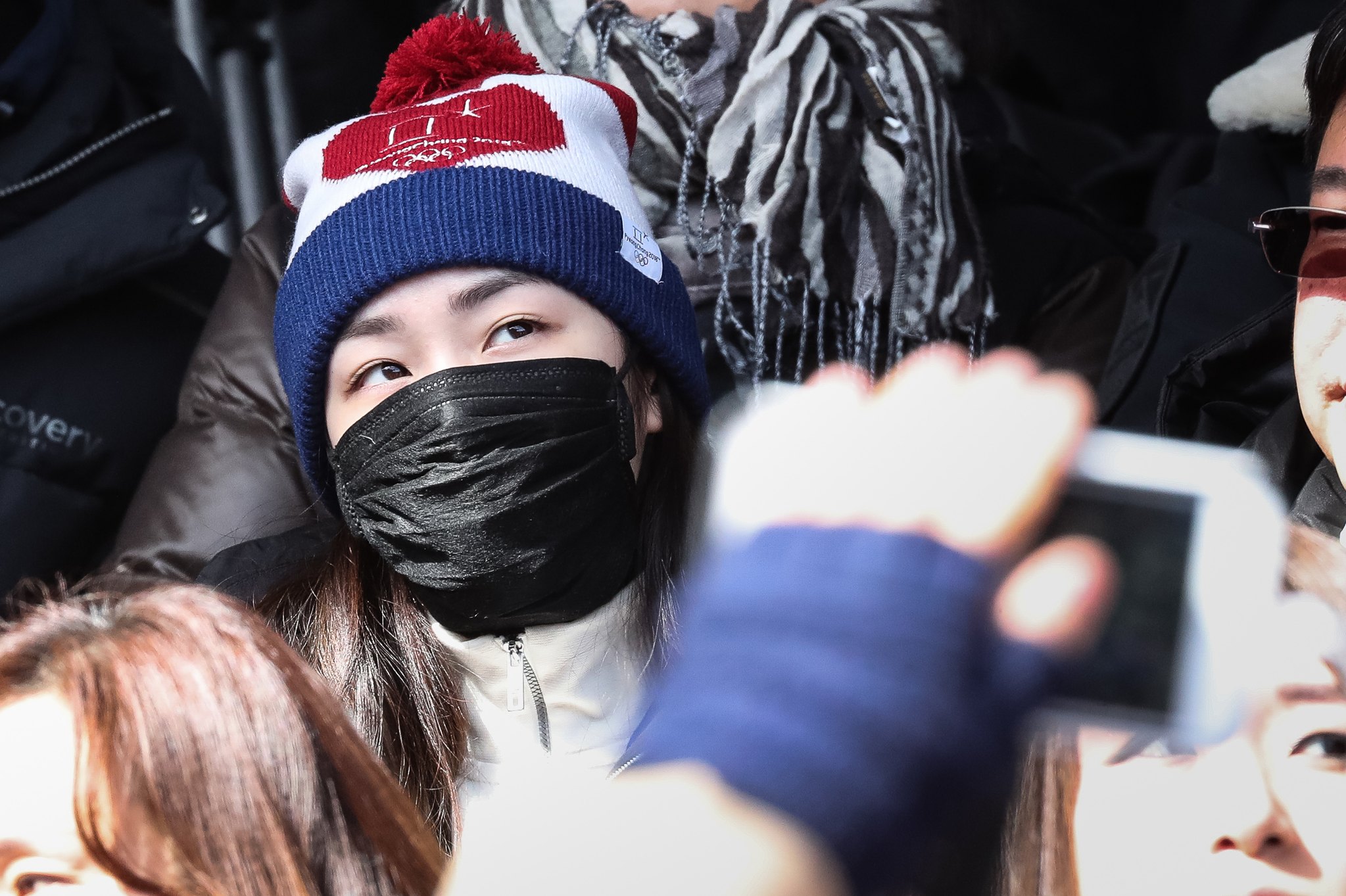 2018 평창올림픽 스켈레톤 경기가 열린 강원도 평창군 올림픽슬라이딩센터를 찾은 김연아. 뉴스1