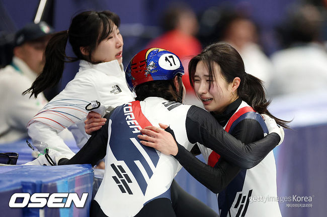 [사진] 한국 쇼트트랙 여자 대표팀. ⓒGettyimages(무단전재 및 재배포 금지)