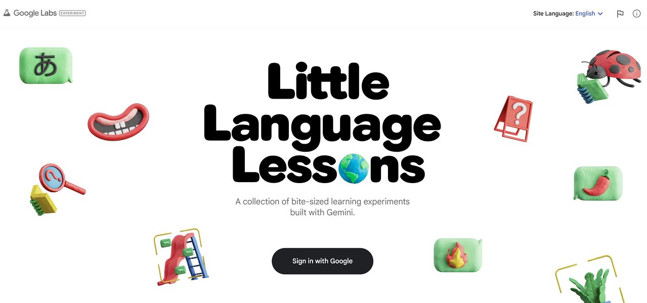 구글은 최근 구글 실험실에서 AI 기반 언어 학습 프로그램을 선보이고 있다. 사진 구글 랩스