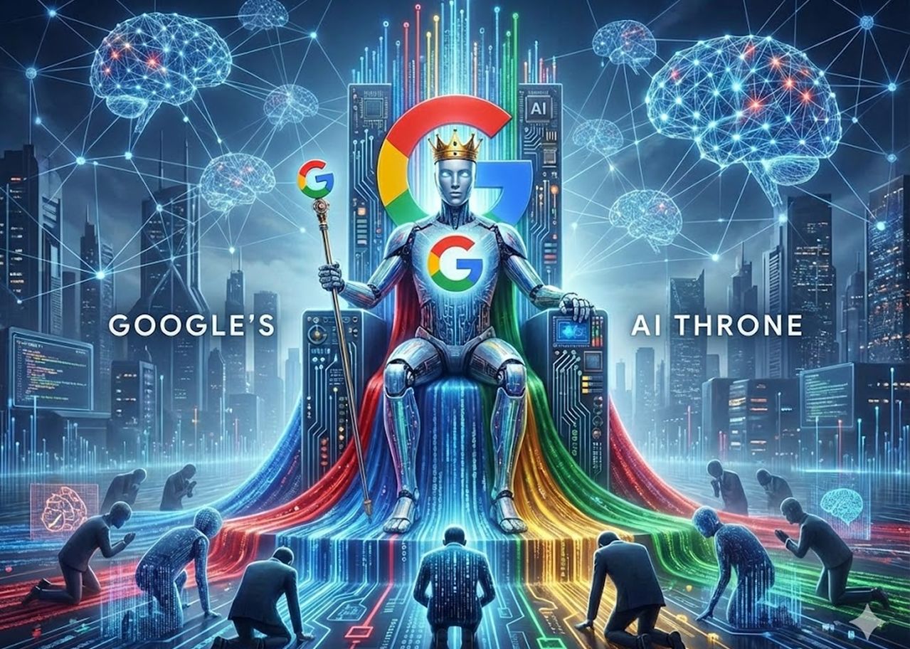 구글은 AI 시대 후발주자라는 평가를 들었지만, 제미나이를 꾸준히 업데이트하며 'AI 시대의 승자'로 재평가받고 있다. 제미나이가 생성한 가상 이미지. 사진 제미나이