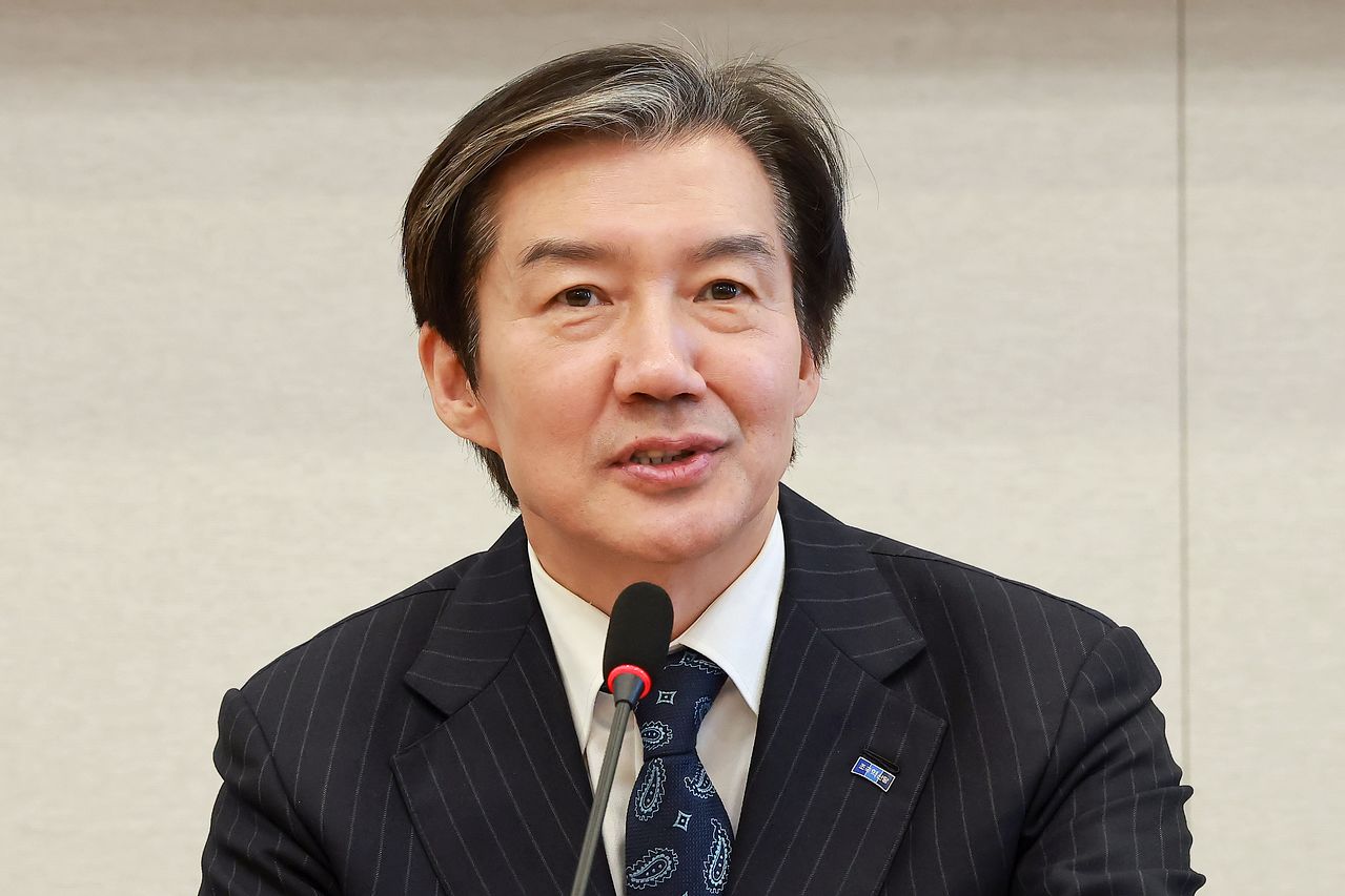 조국 조국혁신당 대표. 연합뉴스 