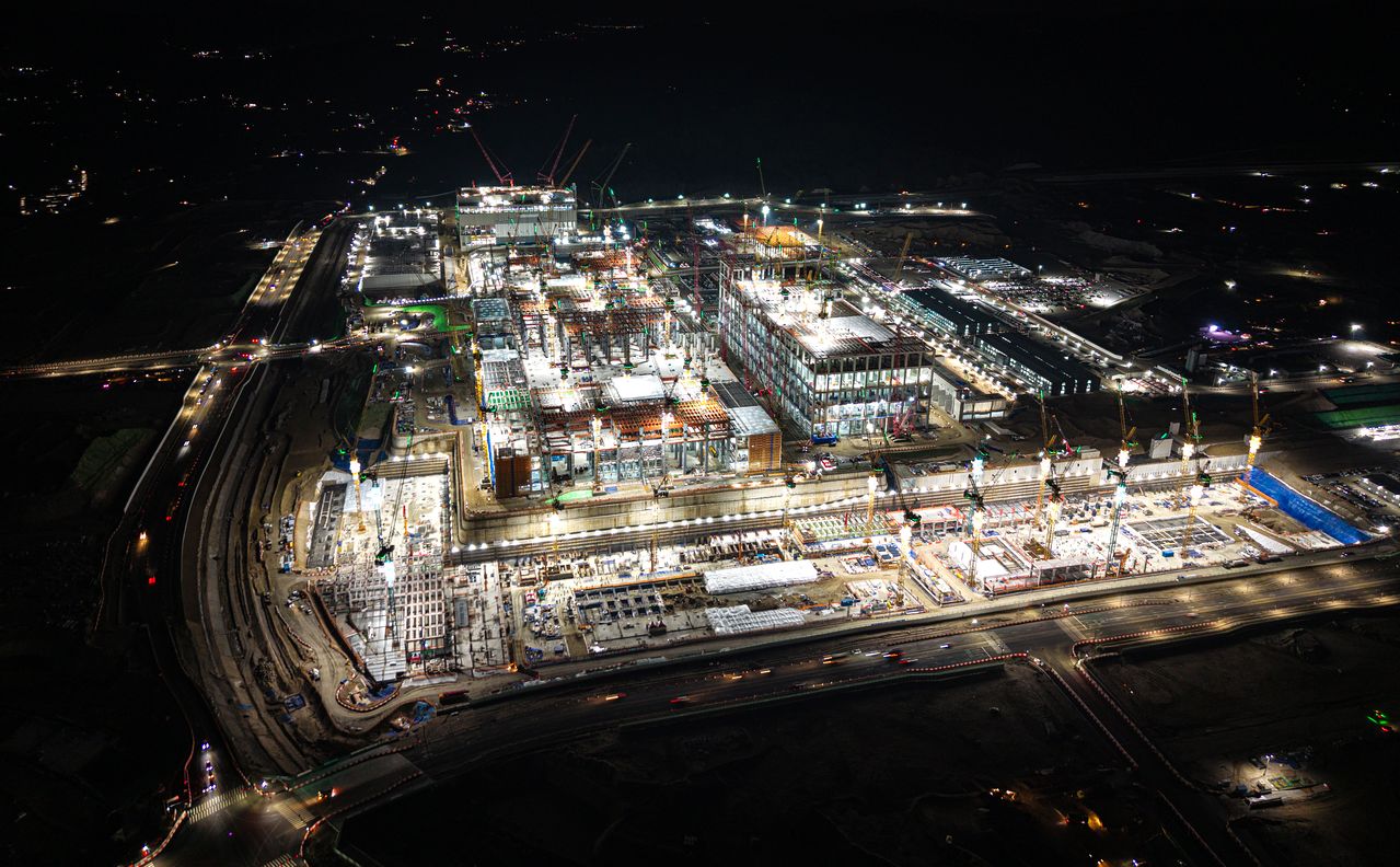 지난해 12월 30일 경기도 용인시에 지어지고 있는 반도체클러스터의 모습. 김정훈 기자.