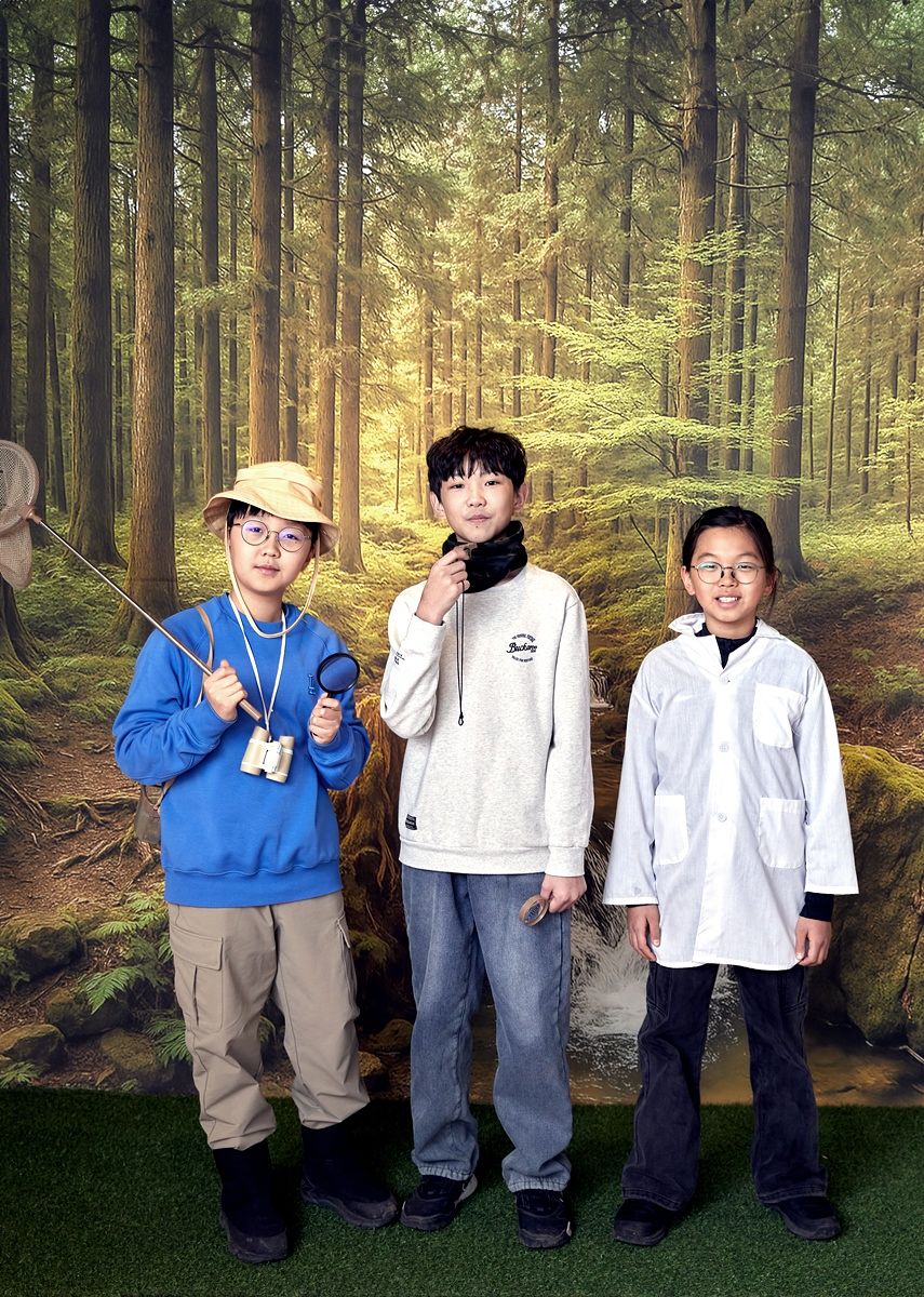 방치된 폐교에서 복합문화공간으로 거듭난 웃다리문화촌 곳곳을 누빈 박건우·변우빈·이한호(왼쪽부터) 학생기자. 