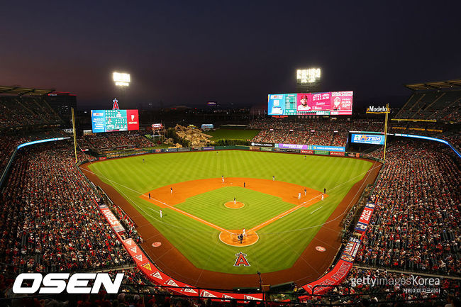 [사진] LA 에인절스 홈구장 에인절스타디움 ⓒGettyimages(무단전재 및 재배포 금지)
