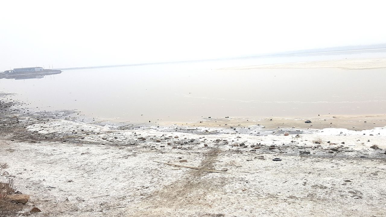 중국 산서성 운성에 있는 호수인 해지. 유명한 소금 산지다. [사진 김정탁]