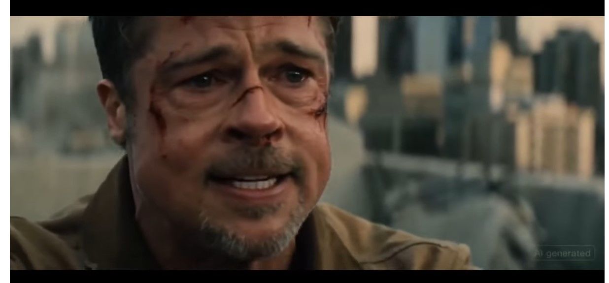 로우리 로빈슨 감독이 '시댄스 2.0'으로 만든 톰 크루즈와 브래드 피트의 격투씬 중 한 장면. [유튜브 캡처]