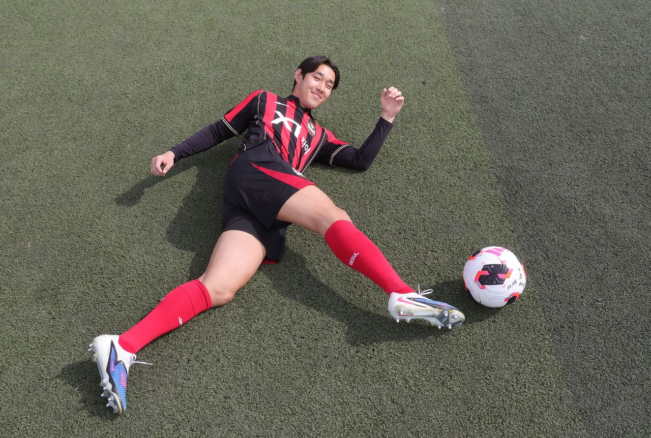 송민규는 FC서울에서 좋은 활약을 보이면 A대표팀 발탁은 덤으로 따라올 것이라고 했다. 강정현 기자 