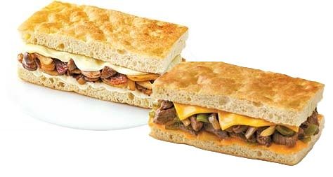 할리스의 트러플 머쉬룸&필리 치즈 스테이크 포카치아. [사진 각 브랜드]