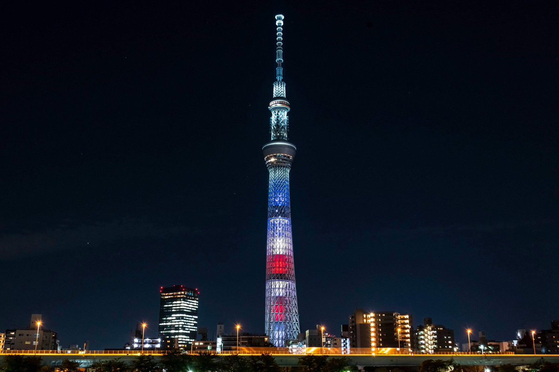 도쿄 스카이트리. 사진 일본 총리관저 트위터
