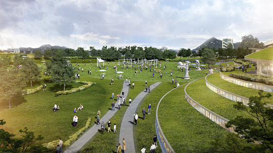 서울시는 서울 종로구 송현동 부지를 녹지 광장(열린녹지광장)으로 단장해 개방 중이다. [사진 서울시]